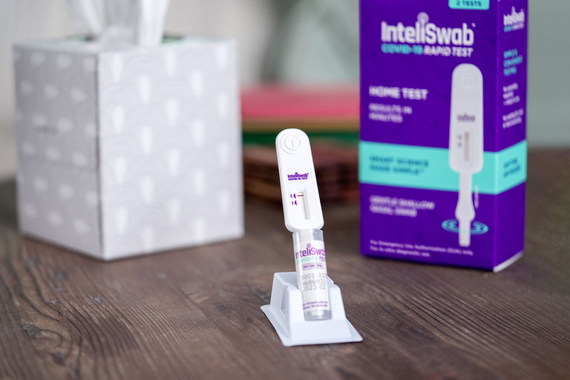 Inteliswab device in stand